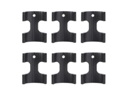 6 Pcs Manguito Redutor de Diâmetro de Guidão 31.8 para 25.4mm Alumínio Mali