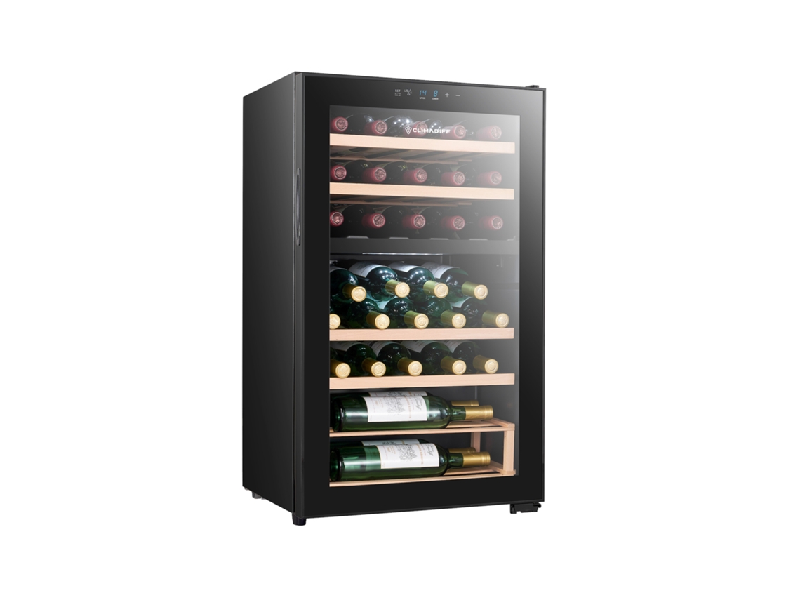 Cave De Vinho Climadiff Cepage33dz (33 Garrafas 2 Zonas Preto)