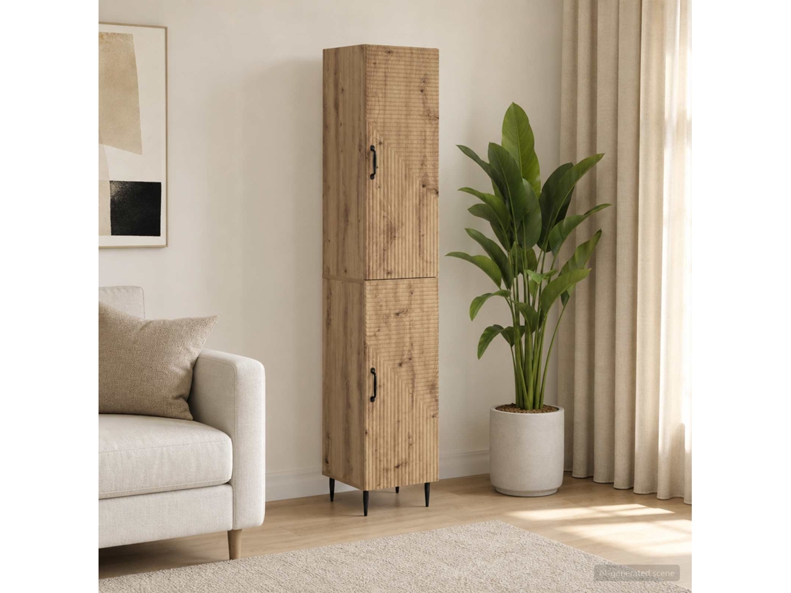 Vidaxl Conjunto De Gabinete 2 Unid. Carvalho Arttisan