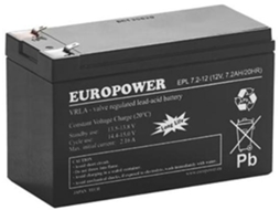 Agm Battery Europower Epl Series 12v 7.2ah T1