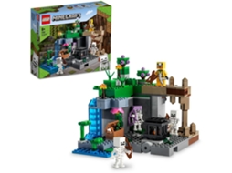 LEGO Minecraft: A Masmorra dos Esqueletos – kit de construção; brinquedo com multiplicador e explorador de caverna, idade 8+ (364 peças)