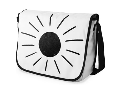 Mala Tiracolo De Mulher Le Jardin Digital Bedruckte Postbag 100 Bawelna Bege