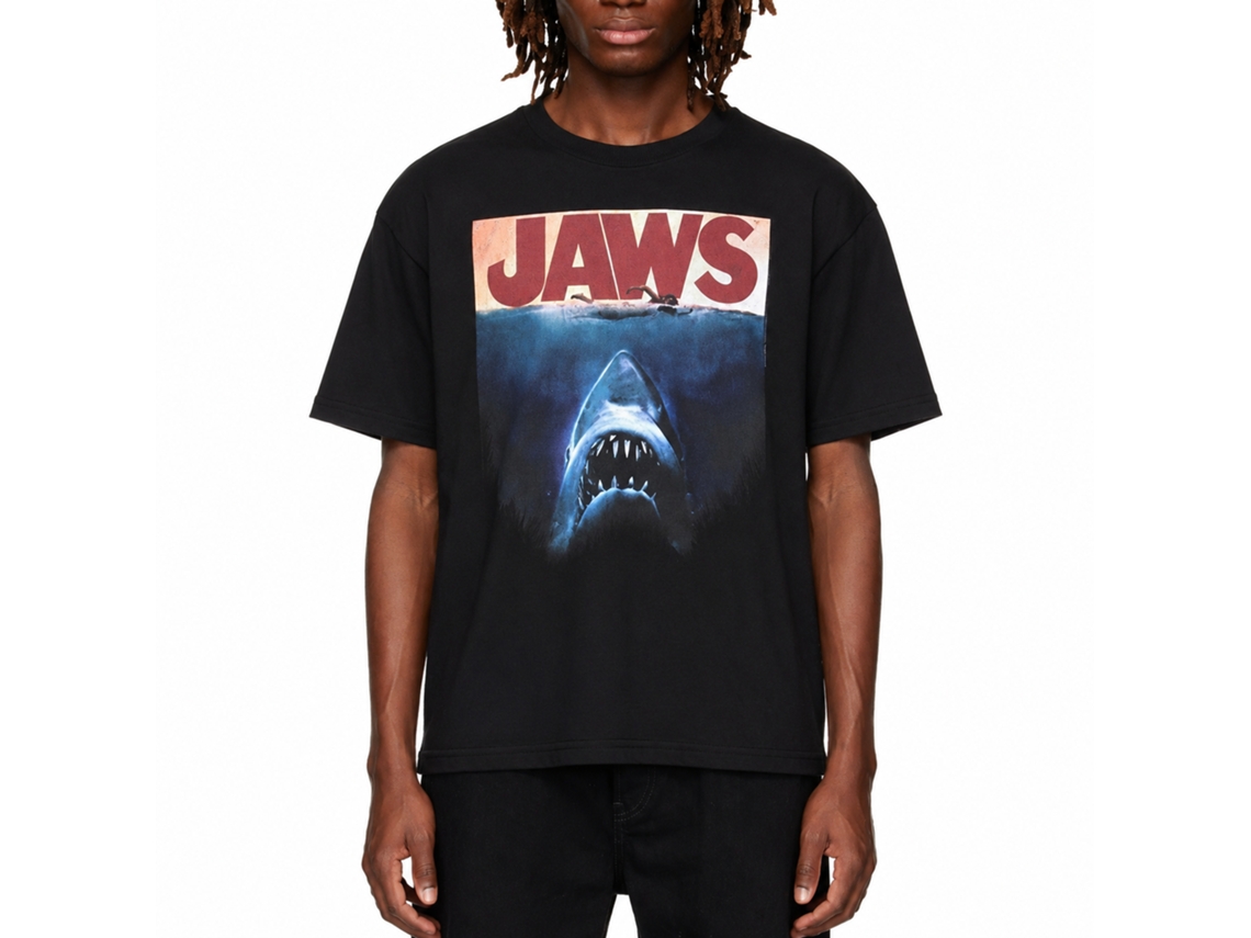 Jaws Poster Again T-shirt Unisex Adults Size:xxl