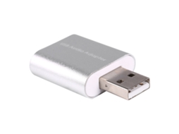 Adaptador De Placa De Som Estéreo Virtual De Canal 7.1 Usb 2.0 Para Laptop