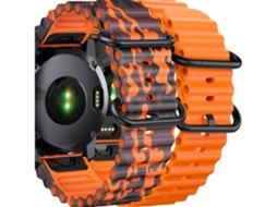Pacote com 2 pulseiras ORYSIN Ocean Waves para Garmin Quatix 3