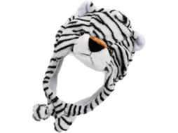 Gorro De Inverno Confortável Com Estampa De Tigre, Design Adorável De Animal Para Meninos E Meninas, Gorro Elástico.