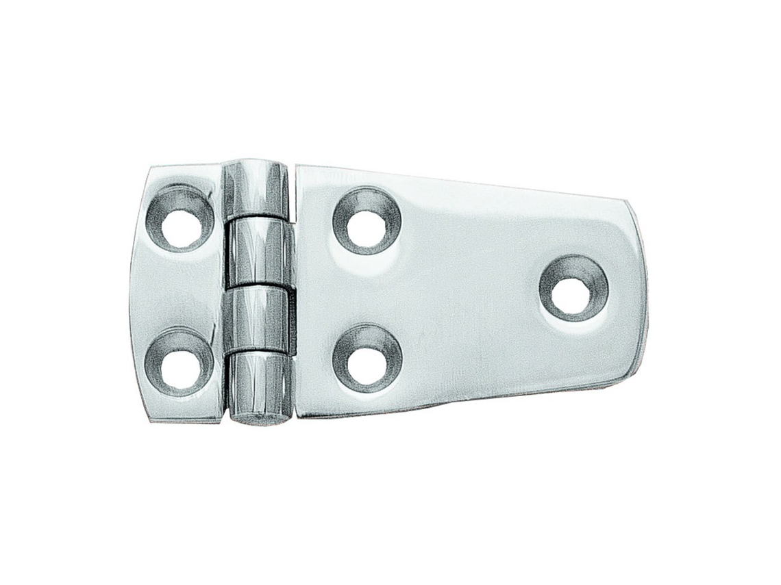 Dobradiça de Aço Inoxidável 76X38X4.8 Mm Prateadooem Marine