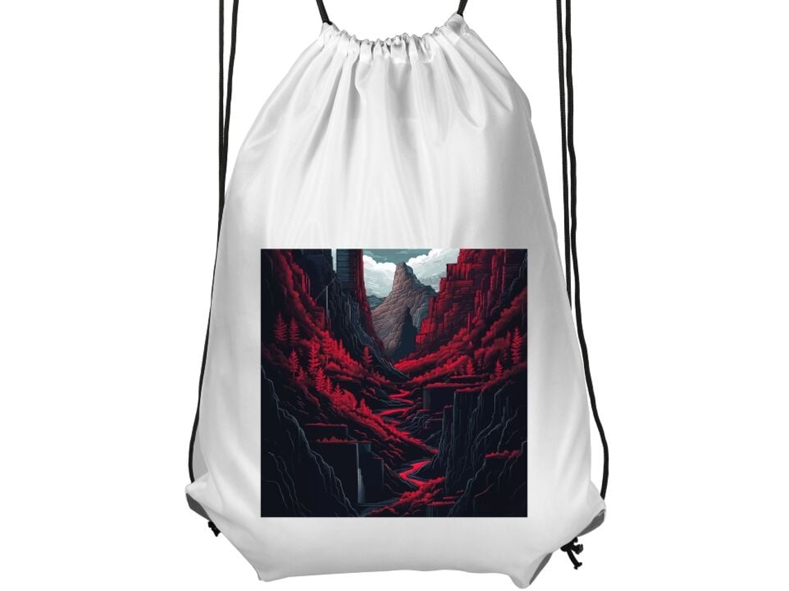 Mochila de Ginástica Infantil Branca BRILVIBERA