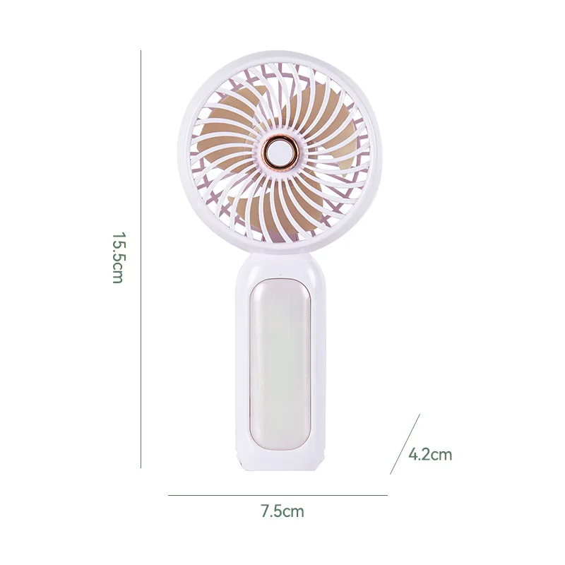 Mini ventilador de mesa MDUG branco com função umidificação