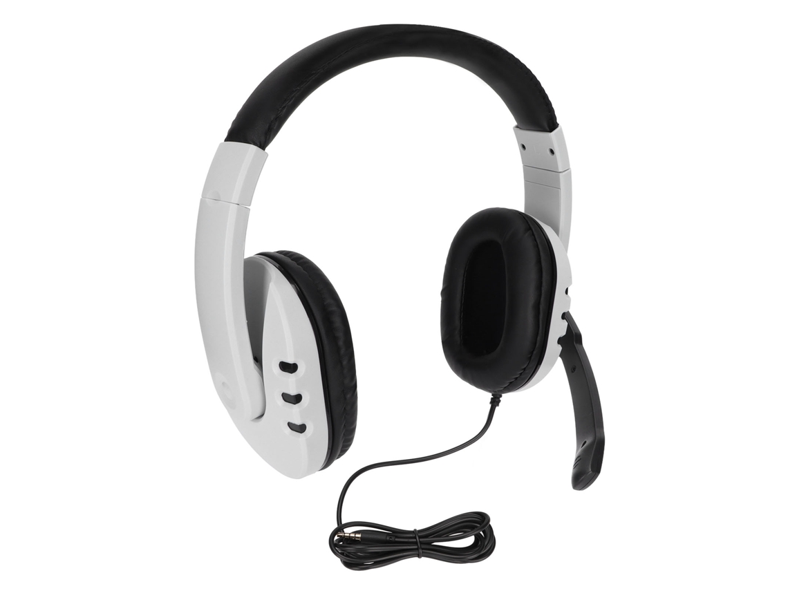 Fones de Ouvido com Microfone EOOCOO para PS5, compatível com PS4/PC, redução de ruído