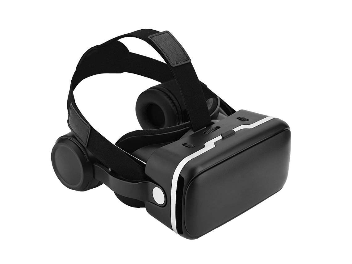 Óculos De Realidade Virtual 3d Vr Shinecon Com Fone De Ouvido Para Celulares Android E Ios De 3,5'' A 6,0''