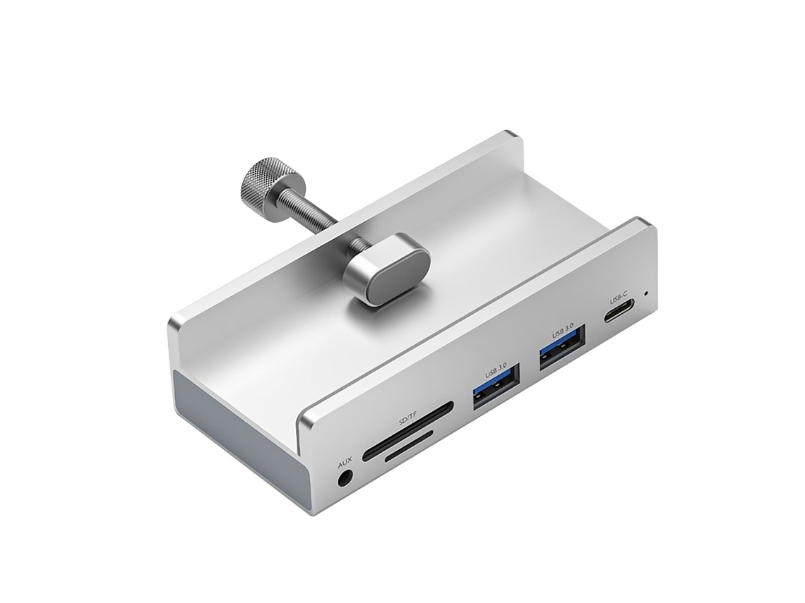 Hub USB 3.0 6 Portas Alimentação Própria IKIKSO (prateado)