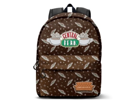 Mochila KARACTERMANIA Friends Central Perk Hs Fan 2.0 Marrom