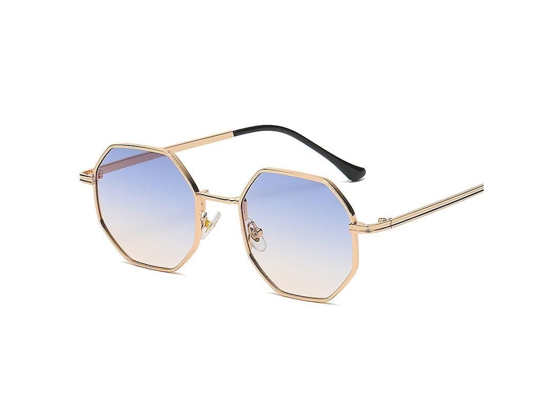 2026 gafas de Sol Harko Vintage Octagon Metal para Mulher Adulta Uv400 Lentes Plásticas Marco de Liga