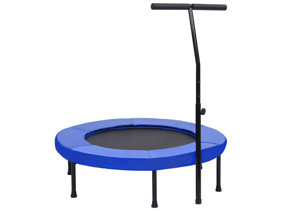 Vidaxl Trampolim Com Pega E Almofada De Segurança 102 Cm