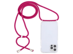 Lurelia Capa Com Cordão Iphone 14 Pro Acrílico Airbag Antichoque