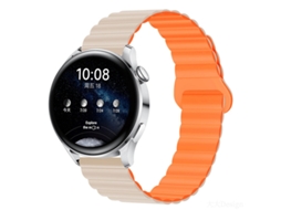Bracelete Para Garmin Forerunner570 42mm (20mm) Laranja Estelar Cuich