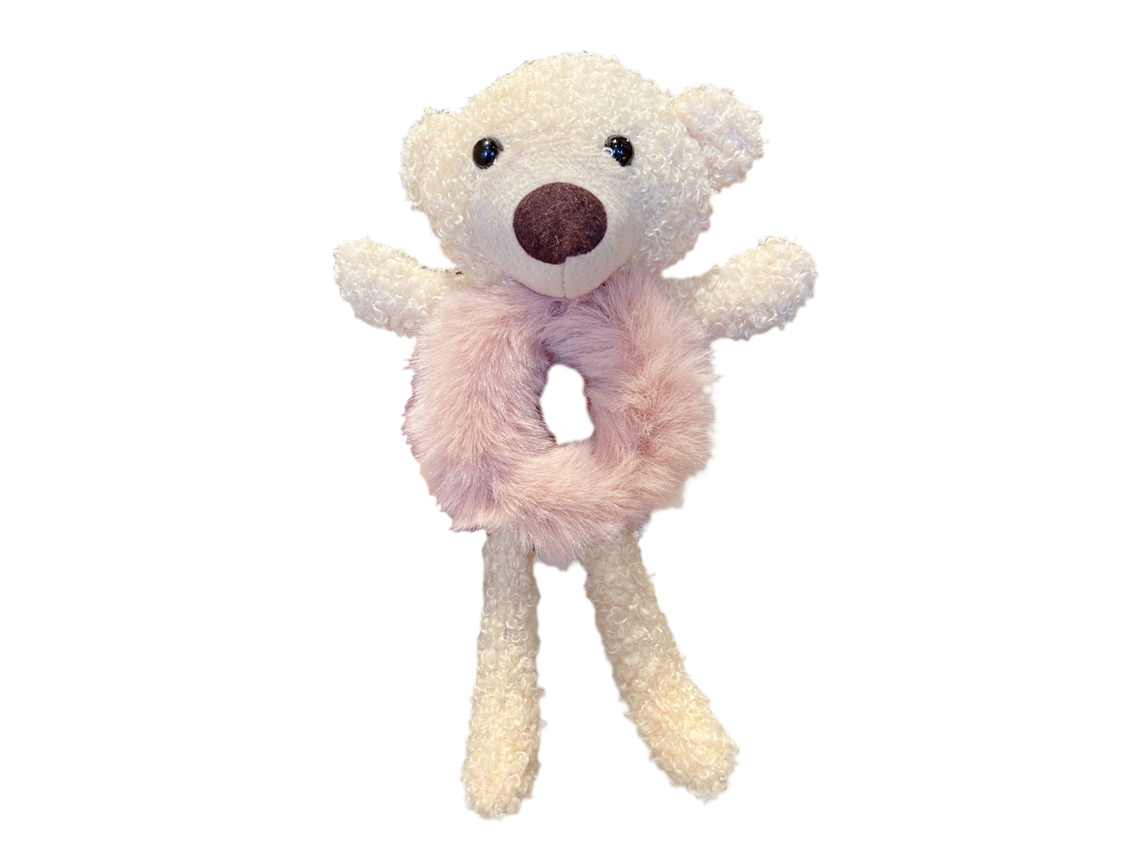 Skrunchie Pelúcia Animada Amarrar Cabelo Acessório Simples Elegante