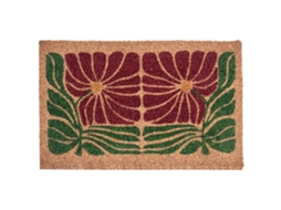 Felpudo Beliani Tanalian De Fibra De Coco Multicolor 50x80