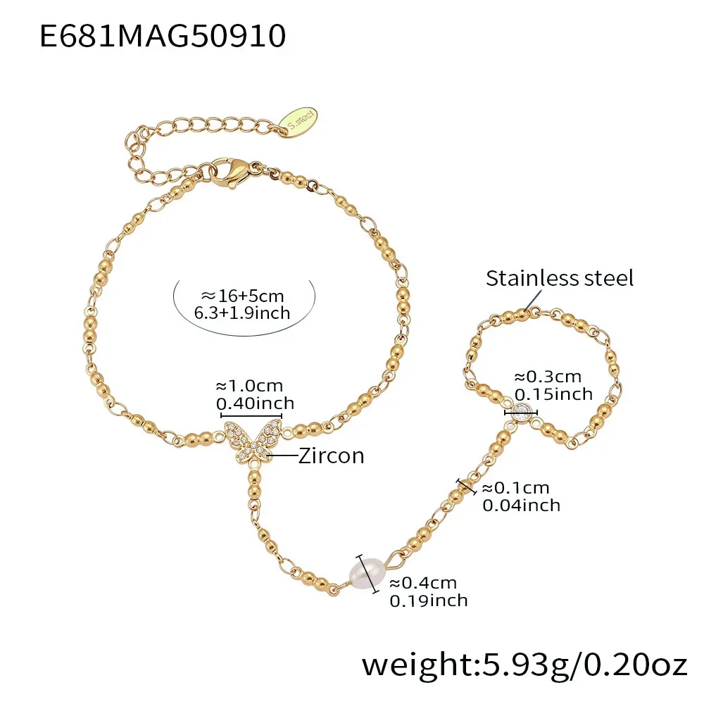Pulseira Feminina Banhada A Ouro Com Zircônias Cúbicas Brilhantes.