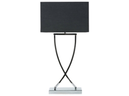 Candeeiro de mesa BELIANI Yasuni de Ferro Preto 32x20x62