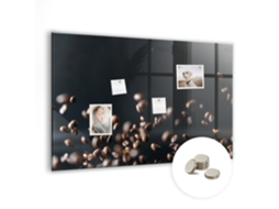 Lousa Magnética Grãos De Café Para A Sala De Estar Espelharte (90x60 Cm)