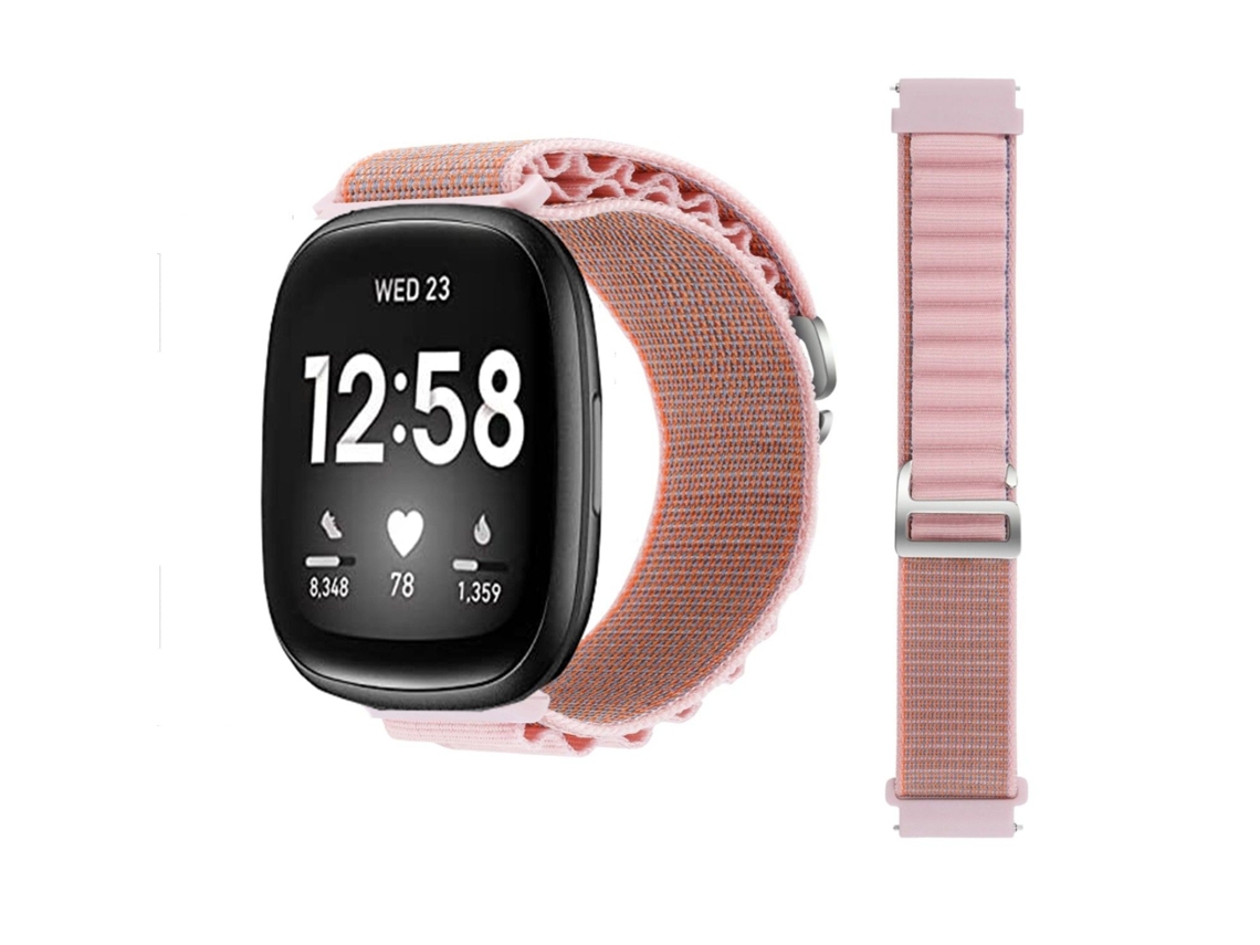 Bracelete Loop Alpine para Fitbit by Google Versa 3 Rosa
