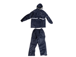 Conjunto de Jaqueta e Calça de Chuva Separados, Impermeável e Respirável, Azul Marinho L