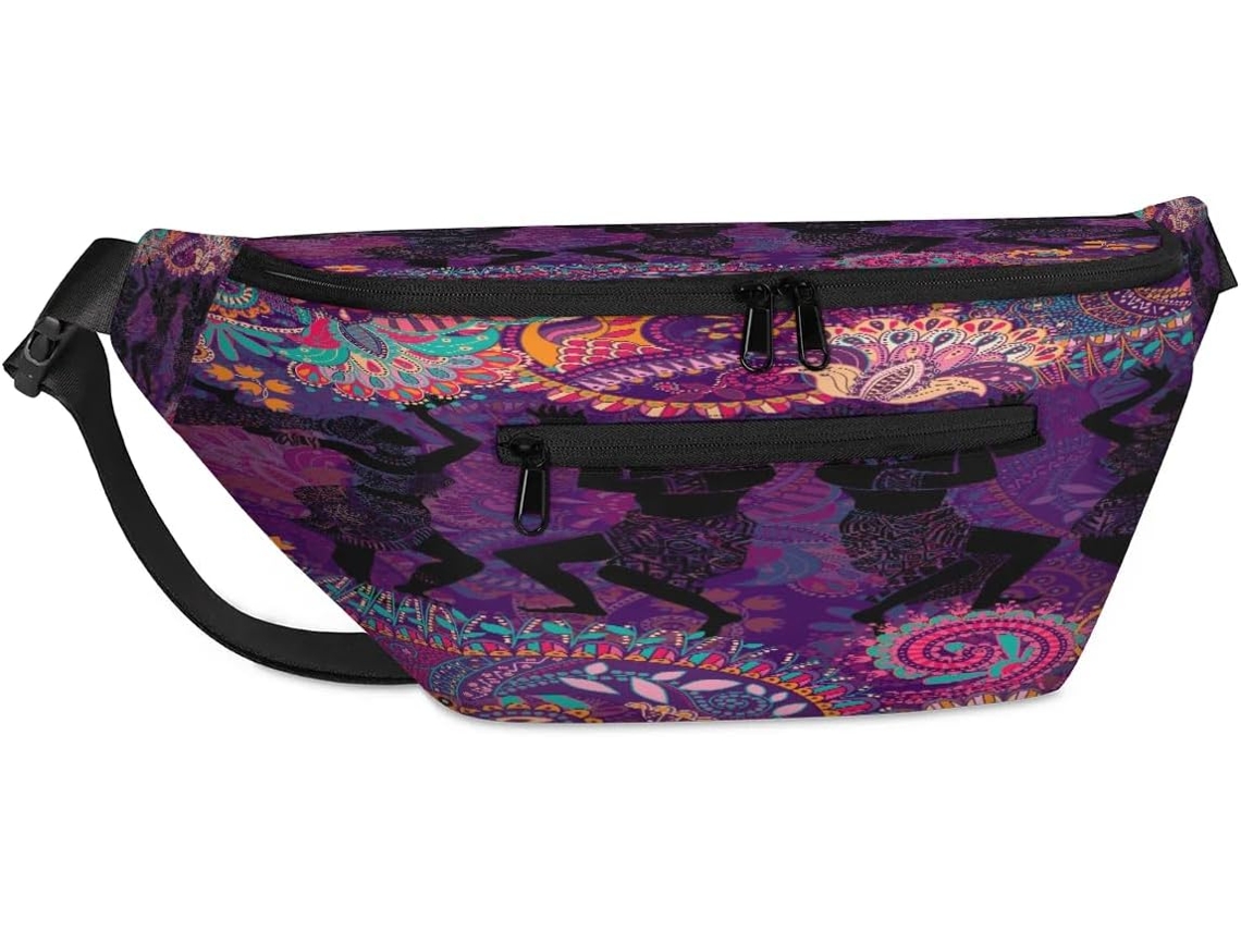 Bolsa de Ombro Tropicallife Estilo Hippie Étnico em Cashmere para Homens e Mulheres 38 X 25 9 X 19 Cm Impermeá