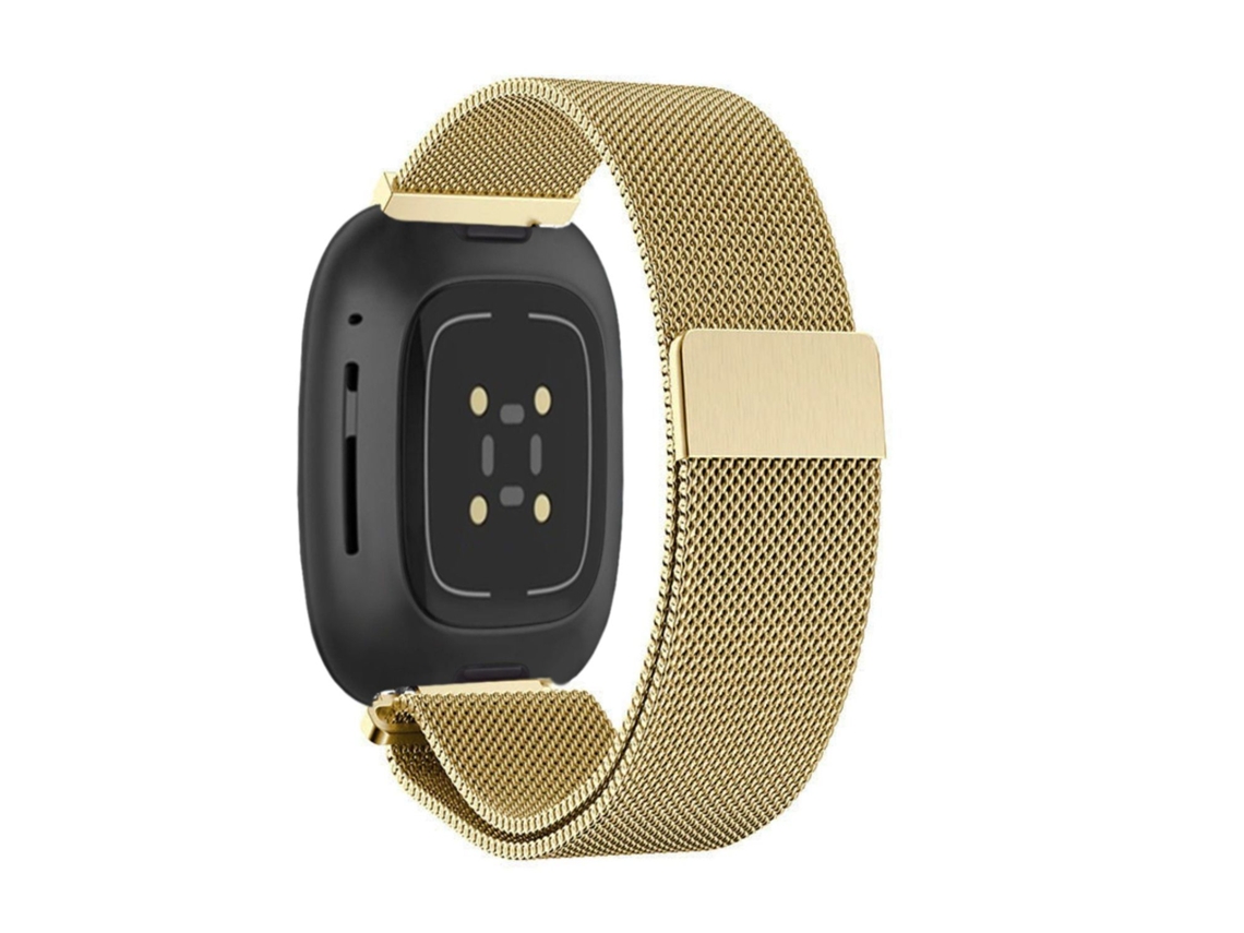 Bracelete Milanese Loop para Fitbit by Google Versa 3 Gold