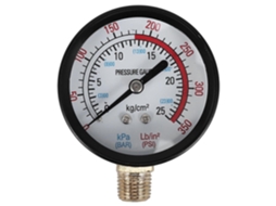 Manômetro Para Compressores De Ar: Mostrador De 76 Mm (3 Polegadas), Roscado.