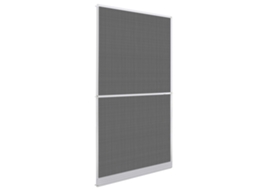 Vidaxl Tela De Insetos Com Dobradiça Branco E Preto 120 X 240 Cm
