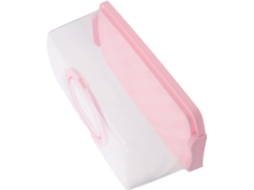 Recipiente Retangular Reutilizável Para Pão Homsfou Com Tampa Transparente, Design Resistente E Fácil De Limpar, Ideal