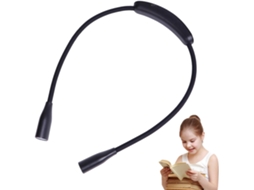 Luminária De Leitura Pescoço – Ajustável E Recarregável Via Usb Com Braços Dobráveis Para, Tricô, Camping, Artesanato E