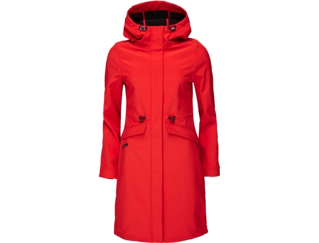 Jaqueta vermelha com capuz feminina da coleção Lunara Loap