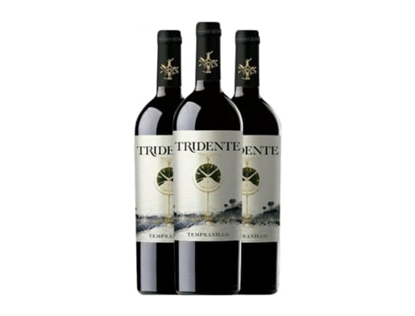 Vinho TRITÓN TRIDENTE Tempranillo Vino de la Tierra de Castilla y León (0.75 L - 3 Unidades)