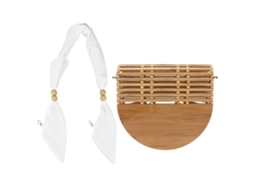 Bolsa de Bambu Tecelada Feminina para Verão