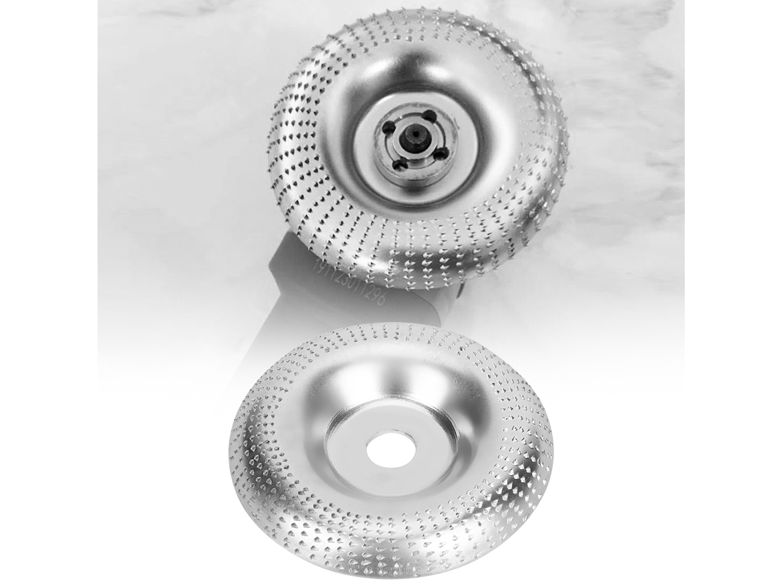 Disco de desbaste redondo de aço de alta dureza de 100 mm para esmerilhadeira angular, ideal para polimento e modelagem.