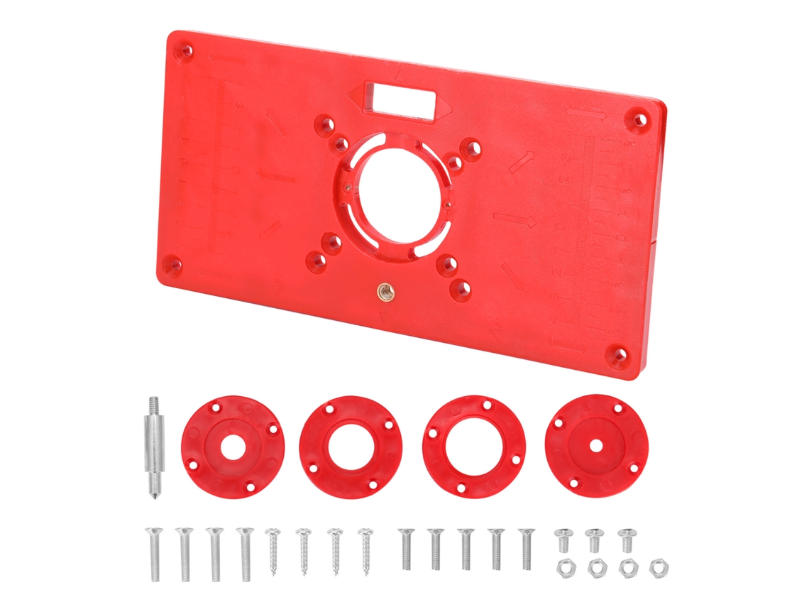 Máquina De Gravação E Ranurado Para Madeira Com Placa Inserível Multifuncional, Ferramentas De Carpintaria Abs