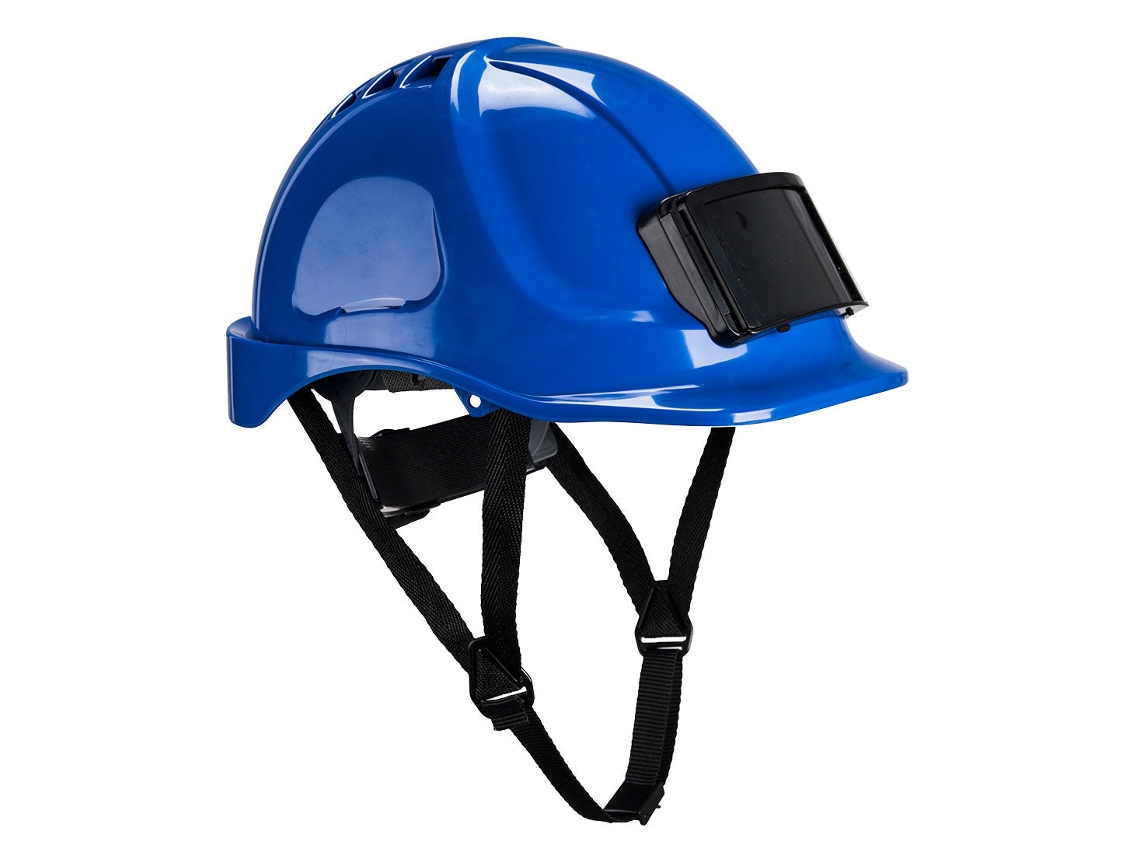 Capacete De Resistência Com Porta-crachá Laranja