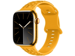 Bracelete Para Apple Watch 38/40/41/42mm Amarelo Cuich
