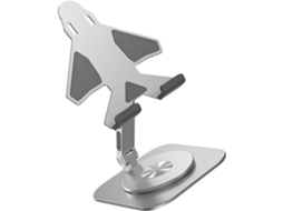 Suporte Giratório De 360 Graus Em Liga Alumínio Para Smartphones E Tablets, Com Design Dobrável
