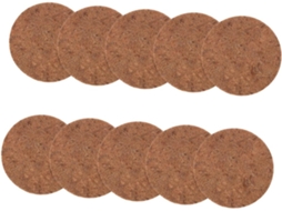 Inoomp Kit de 10 Tapetes Redondos para Ninho, Feitos de Fibra de Coco, Reutilizáveis para Pombos e Pequenos Animais, CHABERLU