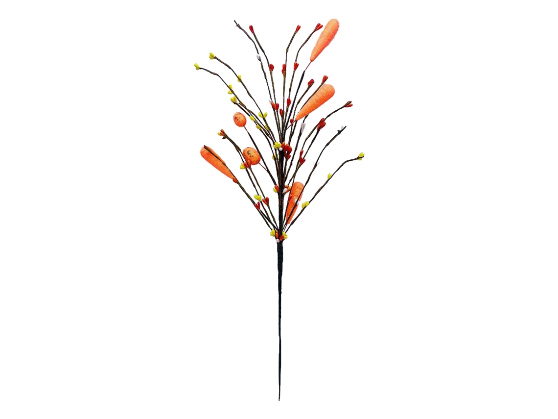 Laxiscreed Decoração De Páscoa Com Cenoura Floral E Ovo Em Tons De Laranja