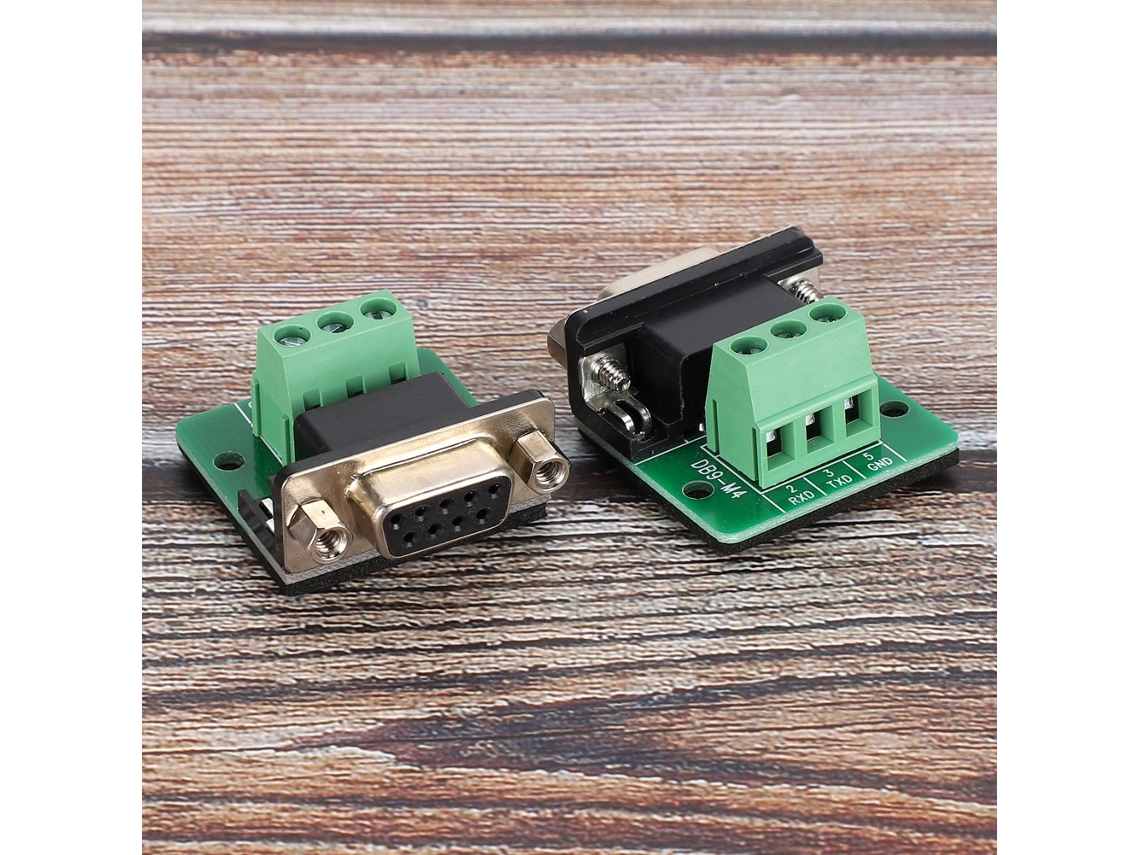Laxiscreed Conector Db9 Fêmea De 9 Pinos Com Almofada Isoladora E Porca Para Comunicações Seguras