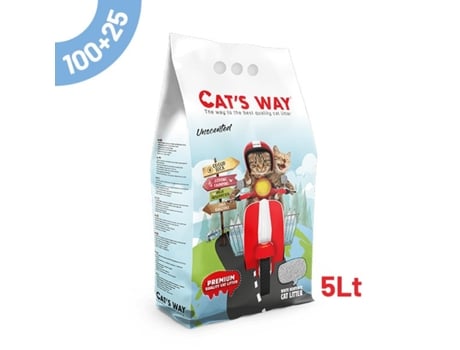 Areia Aglomerante para Gato CATS WAY Natural 10 L