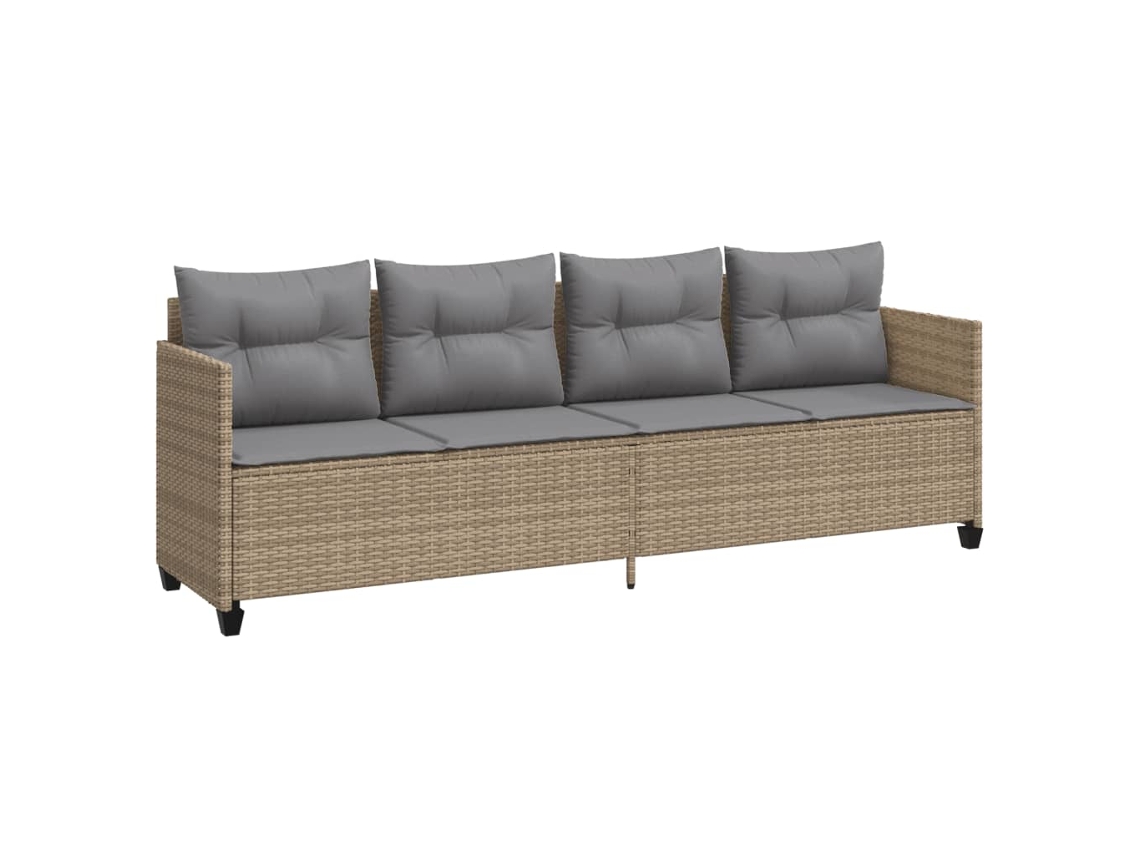 Sun Lounger, Sun Loungers Vidaxl Bege Rattan / Vime (n/a)