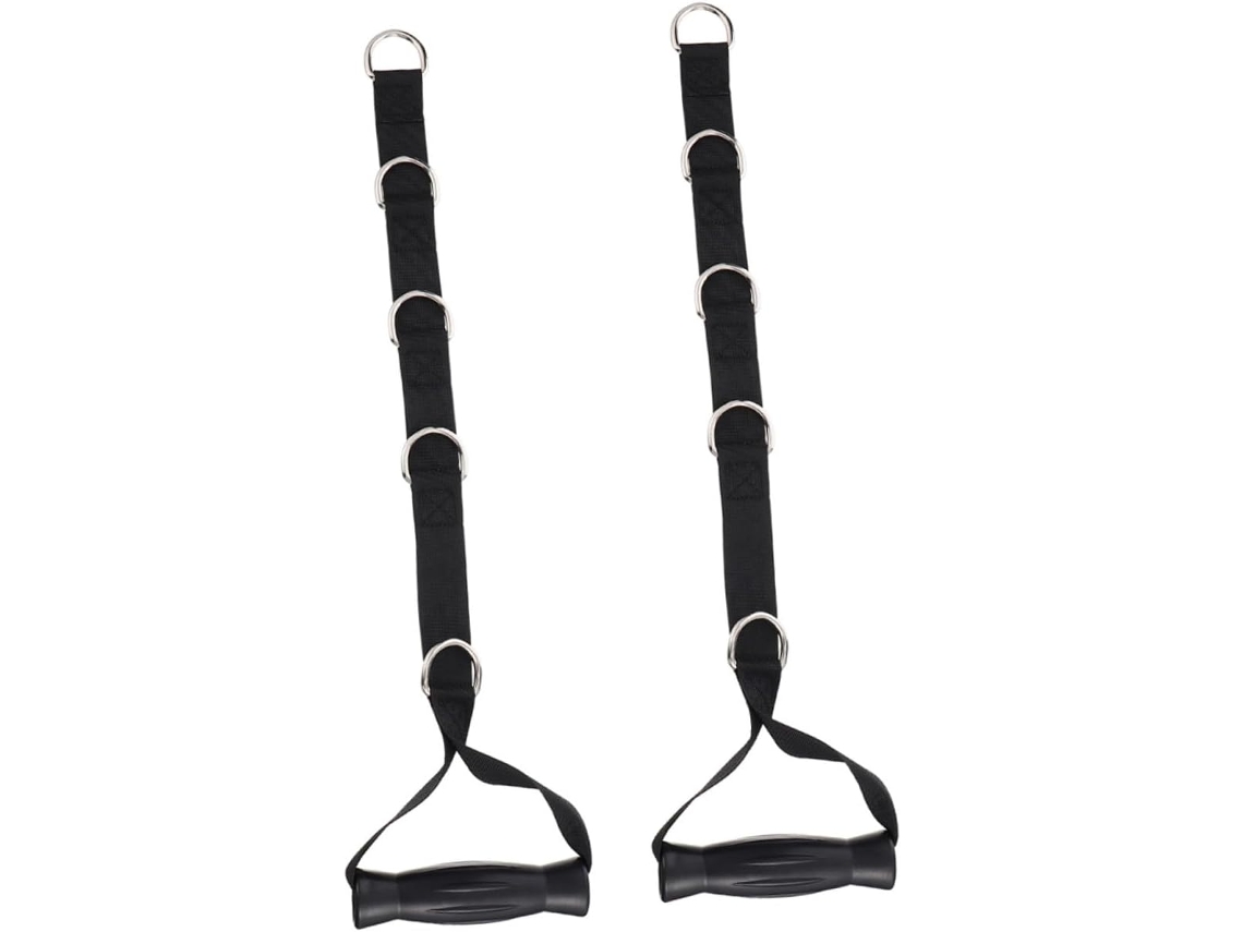 Bestonzon Conjunto De 2-cintas Tração Para Exercícios Físicos Com Material Em Abs E Tecido Oxford, Ajustáveis