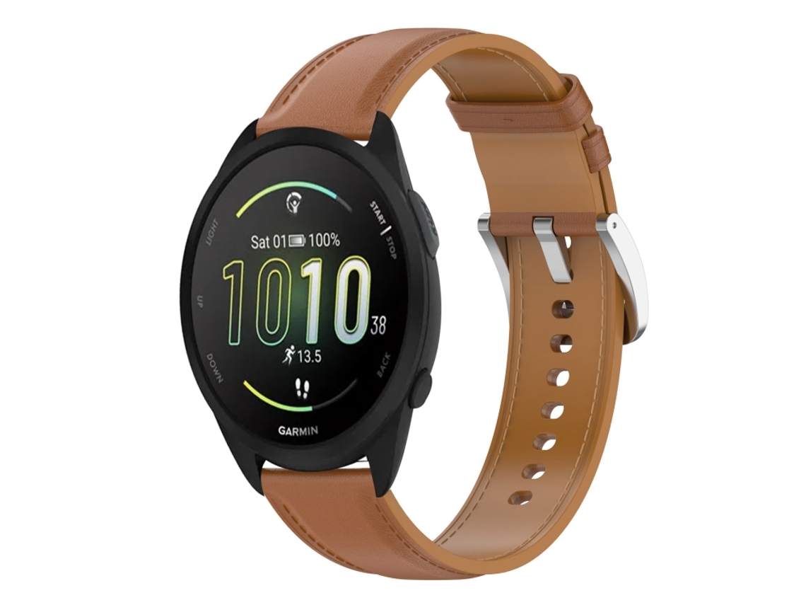 Bracelete Garmin Forerunner 165 Couro Genuíno de 20mm XIAOMOYU