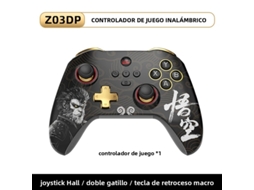 Controlador de Jogos MDUG sem fio para PC, microjoystick e gatilho Hall (padrão preto)